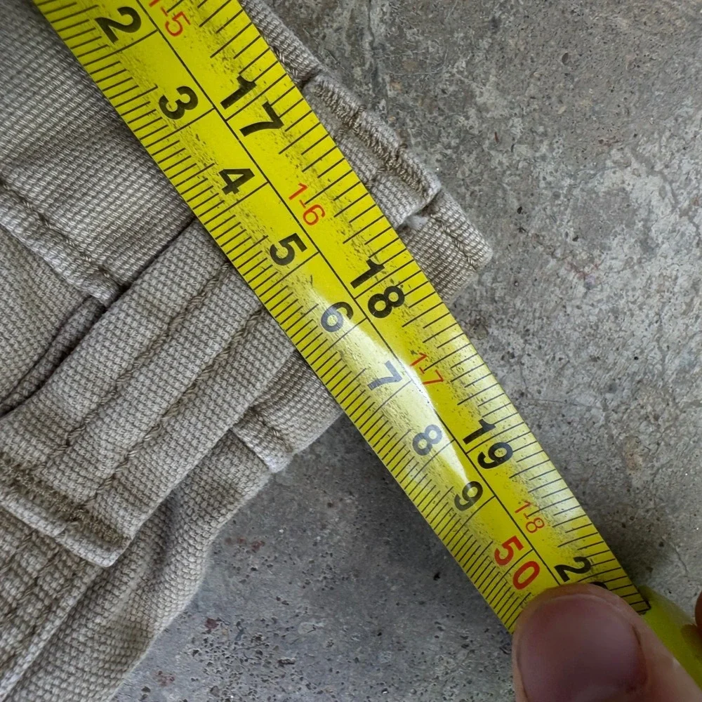 Vintage 2000s Carhartt Workwear Pants Baggy Carpenter Canvas Tan 36x30 (d8)